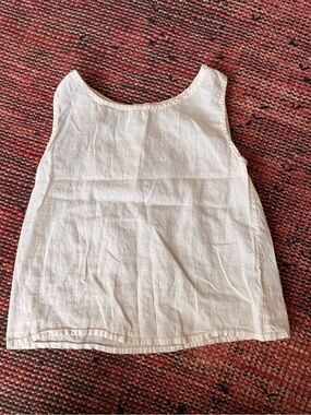 Caramel Kids Cream Sleeveless Under-Tank Top